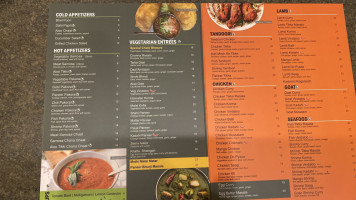 Bollywood Grill menu