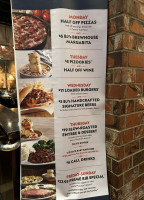 Bj's Brewhouse menu