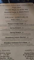 Bully's Pub menu