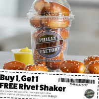 Philly Pretzel Factory food