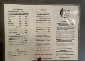 Alternative Grounds Caffe menu