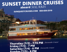 Sunquest Cruises Solaris Yacht Destin Florida Wedding Venue outside