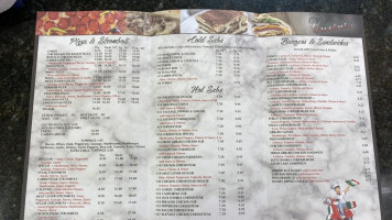 Carini's Pizza Byg menu