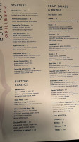 Burtons Grill menu