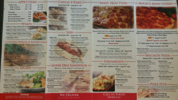 Sweet Pizzz menu