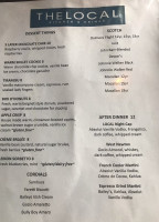 The Local Kitchen Drinks menu