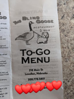 The Blind Goose inside