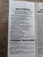 The Blind Goose menu