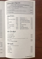 Evans Egg House menu