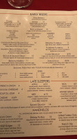 Four Blooms menu