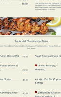 Jo Jo's Catfish Wharf menu
