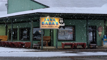 Java Baba's outside