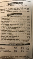 Twin Seafood Of Acton menu