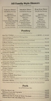 Swan menu