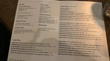 Trident Galley Raw menu