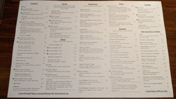 Union Publick House menu