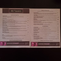 #8 Tavern menu