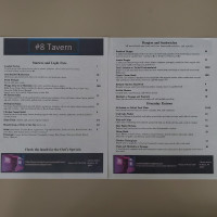 #8 Tavern menu