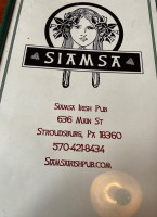 Siamsa Irish Pub food