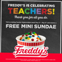 Freddy's Frozen Custard Steakburgers food