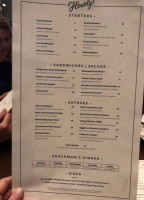 The Hourly Oyster House menu