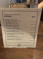 The Hourly Oyster House menu