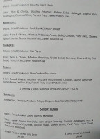 The Food Plot Family menu