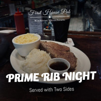 First House Pub food