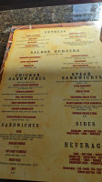 West End Saloon menu