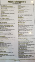 Mick Morgan's Irish Pub menu