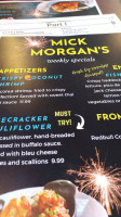 Mick Morgan's Irish Pub menu