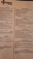 Bridgeworks Grill menu