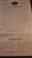 Pizzeria Verità menu