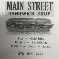 Main Street Sandwich Shop food