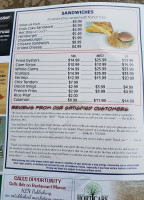 Lobster Barn menu