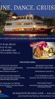 Sunquest Cruises Solaris Yacht Destin Florida Wedding Venue menu