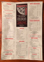 Sal Sorrento's Pizzeria menu