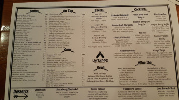 Ashland Ale House menu