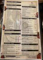 Amma's South Indian Cuisine menu