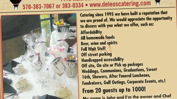 Deleos Catering food