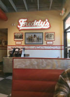 Freddy's Frozen Custard Steakburgers inside