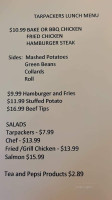 Tarpackers menu