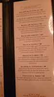 Sapori Trattoria Italiana menu