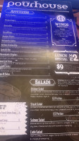 Oliver's Pourhouse menu