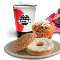 Big Apple Bagels food