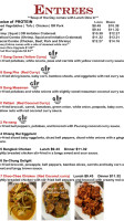 Bangkok City Thai Cuisine menu