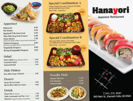 Hanayori Japanese food