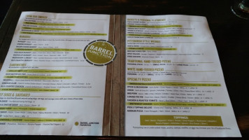 Barrel Junction menu