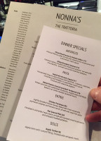 Nonna's: The Trattoria menu