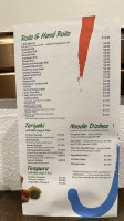 Vic Sushi menu